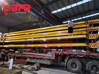 4 Sets Cross Bay Ferry Transfer Trolley On Rails Delivered To ShanDong Province