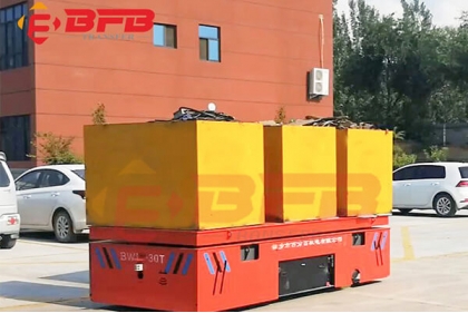 Battery Powered Trolley On Wheel - Capacity 30 Ton