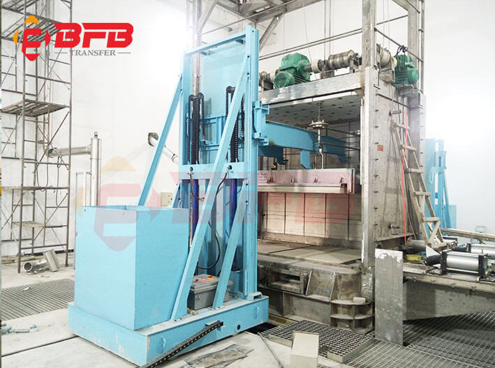 Transfer Cart for Battery Molten Salt Electrolysis