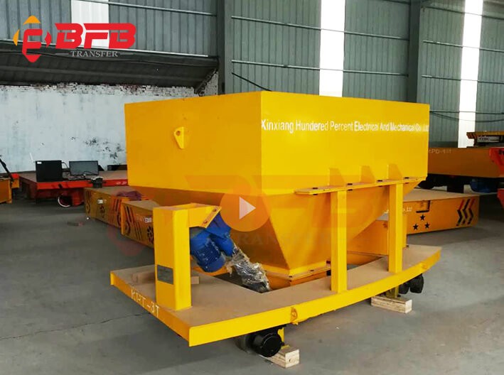 Automatic Hopper Dump Rail Transfer Cart