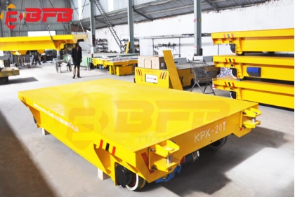 Iraq Railroad 20 Ton Battery Transfer Flatbed Trolley For Transport Gate On Dam