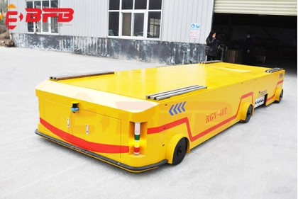 40 Ton Automatic Transfer Cart RGV Trolley With Lifting System For Military Industry
