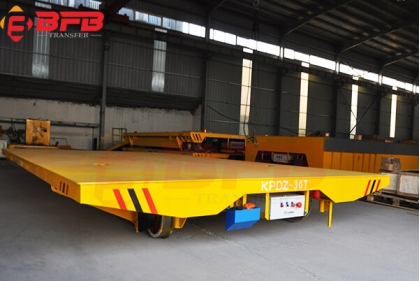 30T Electric Rail Transfer Car Running On Turntable For Heavy Head Handling