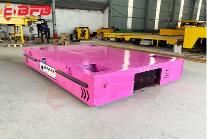 15T Battery Power Electrical Railway Trolley For Workshop Robot Transfer