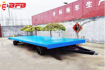 Workshop 10 Ton Forklift Towing Trailer For Pallet Transfer Exported Cambodia