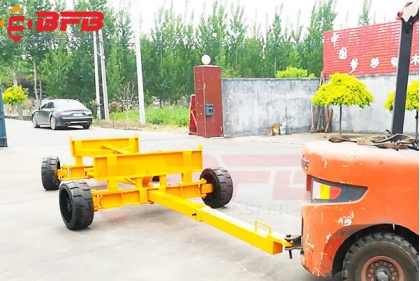 Skeleton Structure 15T Trailer With Double Towing Bar For VAB Equipment Transfer