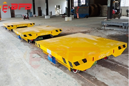 Industrial 8 Ton Turntable Transfer Car For Workshop Material Handling