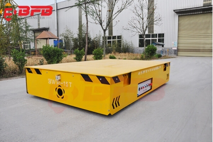 Workshop 15T Mould Trackless Transfer Cart On Cement Ground
