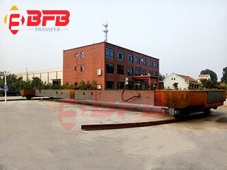 90 Tons 24M Diameter Train Railway Turntable Factory Test