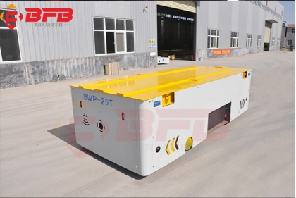 20 Ton Steerable Battery Power Transfer Car For Roller Docking