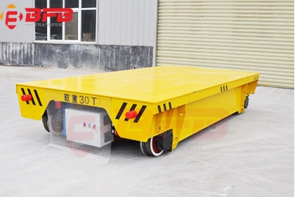 30 Tons Motorised Trolley With Track System For Ship Body Transfer