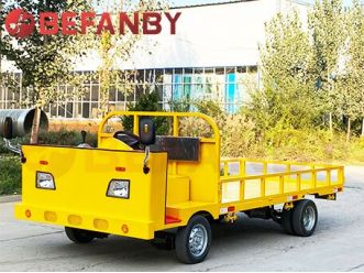 Battery Power Electric Platform Truck With Cabin