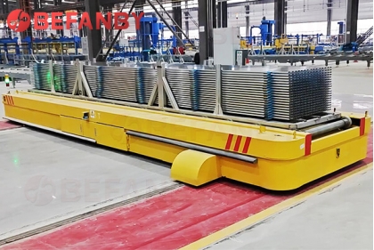 3T RGV Rail Transfer Carts Solution For Production Line