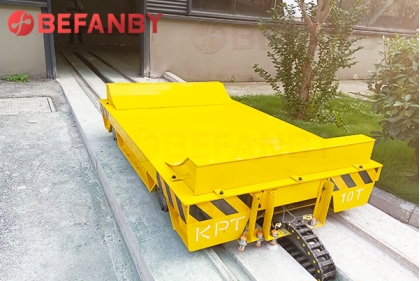 Cable Powered 10T Rail Coil Transfer Car Plc Automatic Control