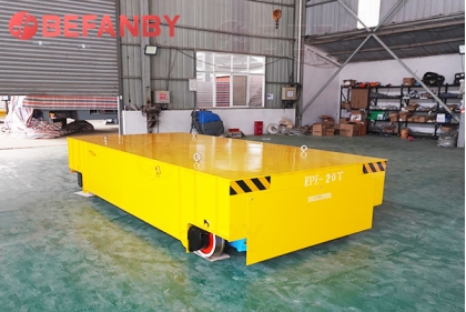 20T Battery Operated Trolley For Items Transportation Between Factory Inter Bay