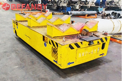 Customized Handling Solution For A 6Ton Battery Powered Trackless Electric Transfer Cart