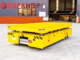 Still Limited By Tracks In Factory Material Handling? Consider Trackless Battery Electric Cart