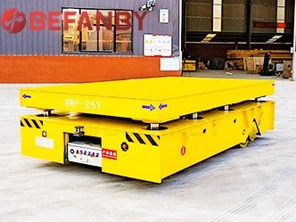 Heavy Duty And Flexible: Trackless Electric Flatbed Carts Redefine Workshop Transfer