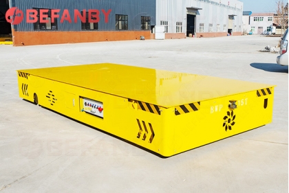 15Ton Trackless Electric Steerable Transfer Cart Enables Client To Achieve Efficient Customized Logistics Case