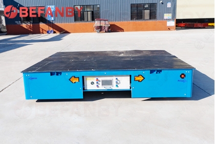 Efficient And Agile 2.5-Ton Steerable Trackless Electric Transfer Cart