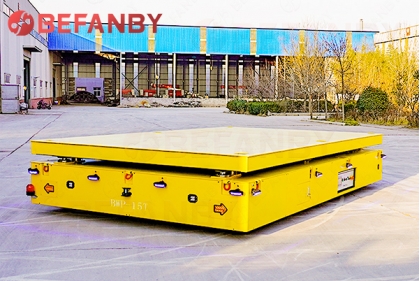 15Ton Trackless Electric Transfer Cart For Factory Mold Transport Case Study