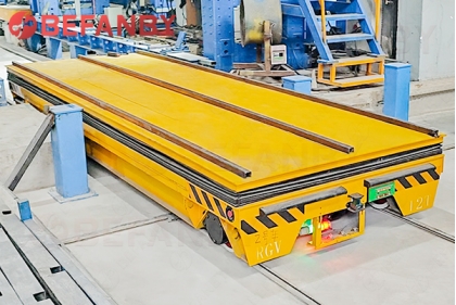 12Ton Automated Hydraulic Lift RGV Rail Guided Electric Transfer Cart Case