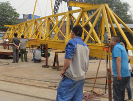 20 ton transfer cart on rails