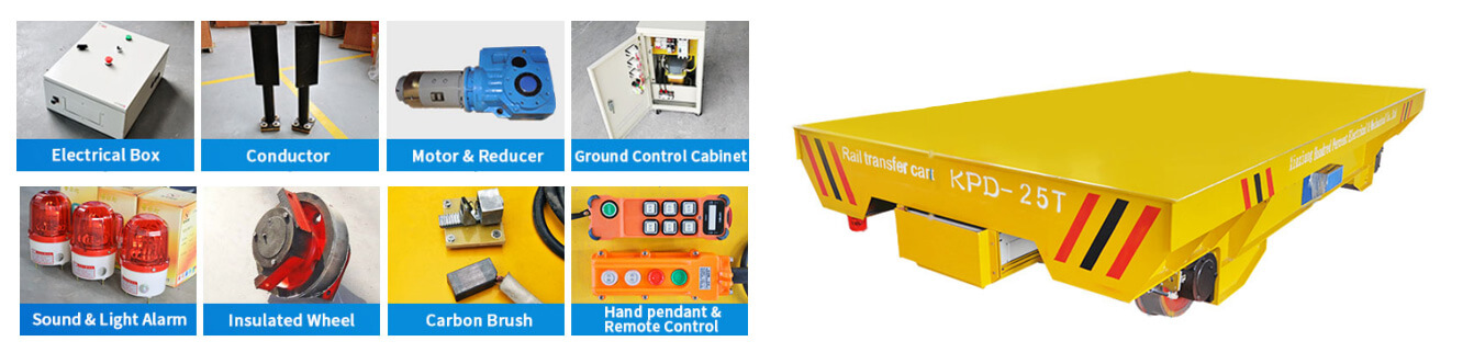 Electric Transfer Cart On Rails