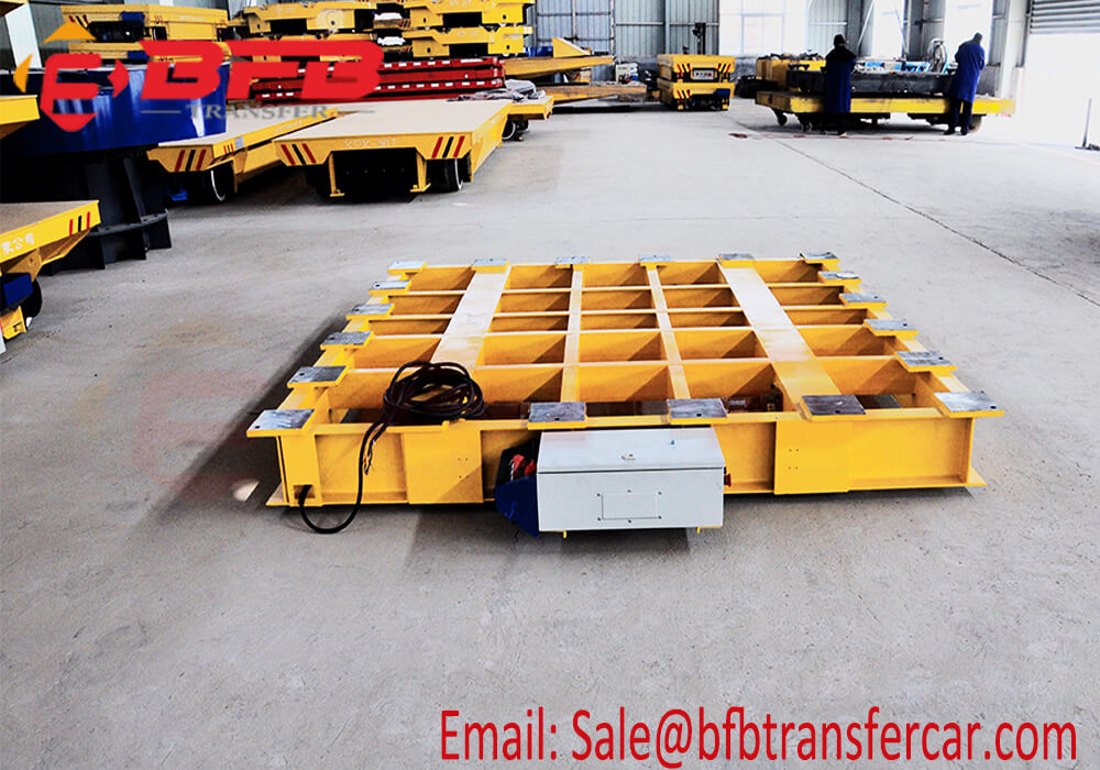 self-propel flat table railway transfer car