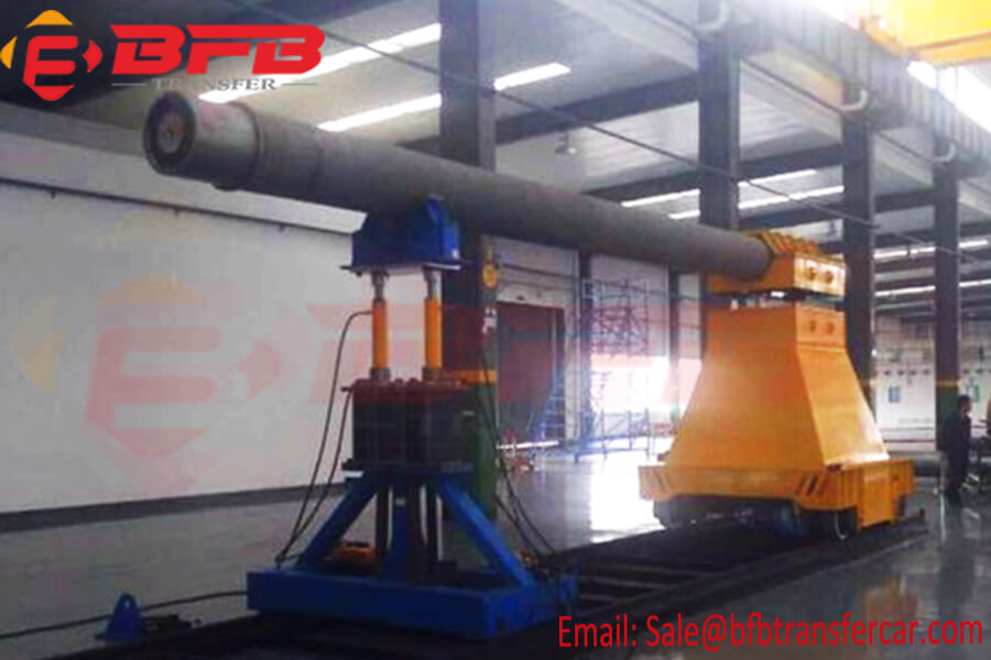 25 Ton Electric Rail Transfer Trolley For Steel Factory Axle Handling