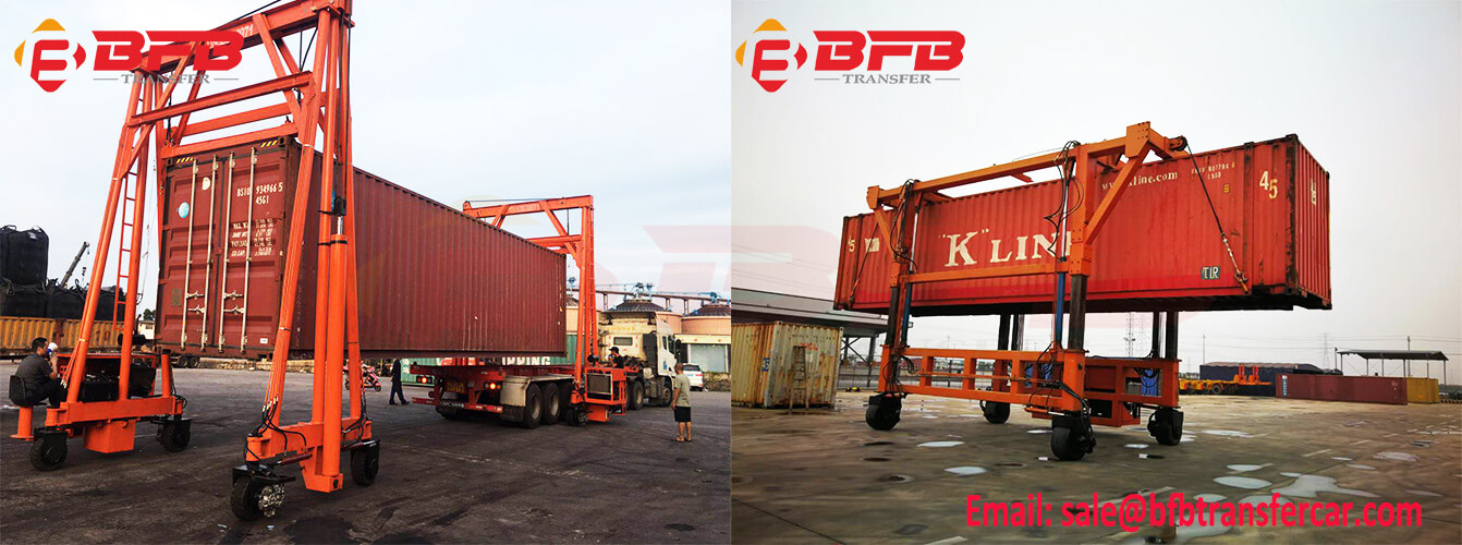 hydraulic crane for container handling