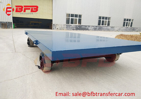 10T Warehouse Die Handling Trailer With Polyurethane Wheels Exported Qatar