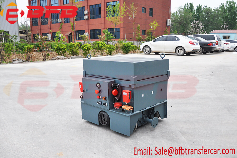 4 Ton Customized Battery Power Rail Transfer Cart For Shipyard Boat Traction Exported Nepal