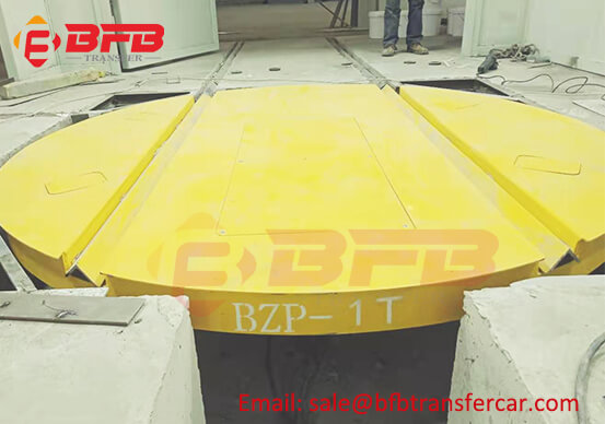 1T Workshop Industry Rail Turntable Manufacturer Technical Requirement