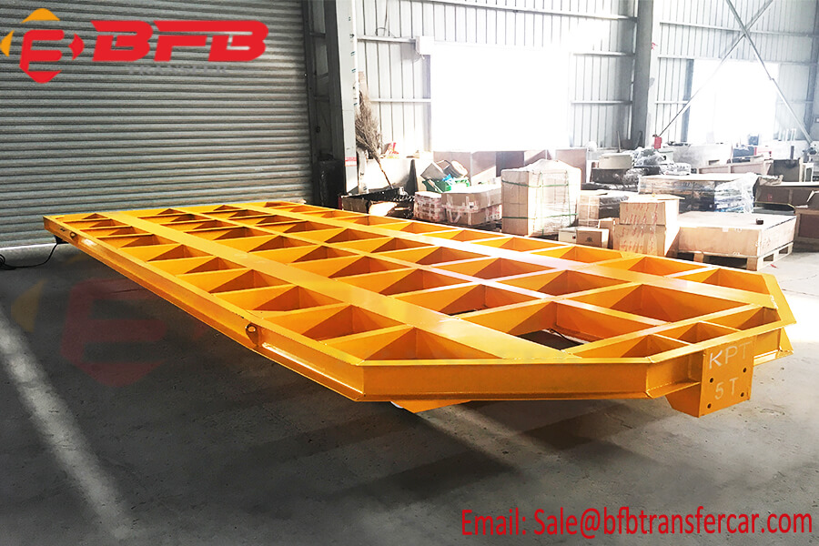 5 Ton Tow Cable Flatbed Motorized Transfer Rail Car Supplier For Locomotive Handling