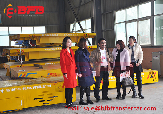 BEFANBY Workshop Railroad Transfer Cart Tested By Indonesia Client