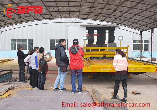 BEFANBY Workshop Railroad Transfer Cart Tested By Indonesia Client