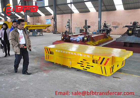 BEFANBY Workshop Railroad Transfer Cart Tested By Indonesia Client