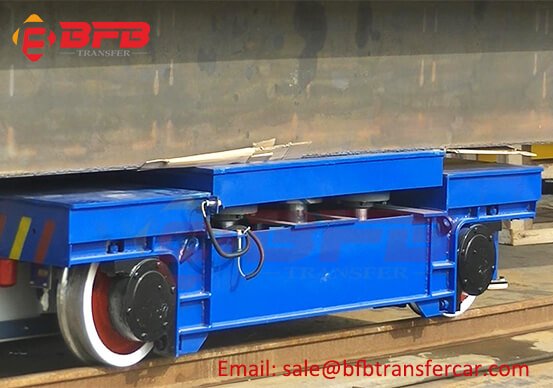 50T Rail Transfer Cart And 55T Railway Turntable Load Test Before Shipping