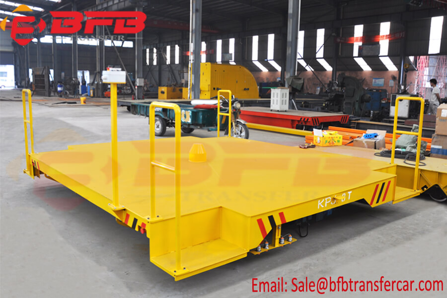 8T Cable Drum Transporter Workshop Transfer Cart Remote Control For Basket Transportation