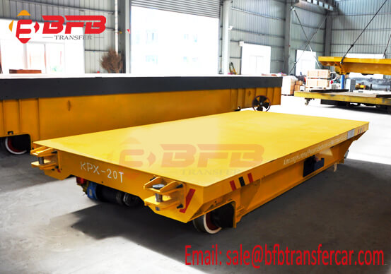 Iraq Railroad 20 Ton Battery Transfer Flatbed Trolley For Transport Gate On Dam