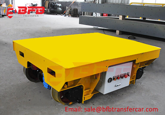 10T 20 Ton Motorized Mould Rail Trolley Manufacturer For Mold Workshop Transfer