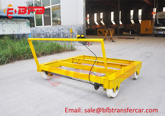 Human Towing 3T Rail Track Transport Platform For Railway Material Handling