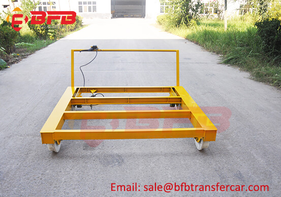 Human Towing 3T Rail Track Transport Platform For Railway Material Handling