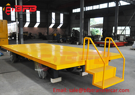 Japan Manual Heavy Weight Transport Platform Trolley 5 Ton For Workshop Hopper Transfer