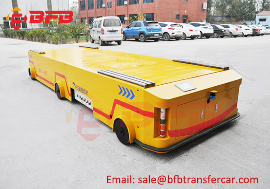 40 Ton Automatic Transfer Cart RGV Trolley With Lifting System For Military Industry