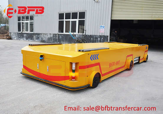 40 Ton Automatic Transfer Cart RGV Trolley With Lifting System For Military Industry