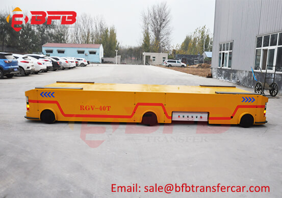 40 Ton Automatic Transfer Cart RGV Trolley With Lifting System For Military Industry