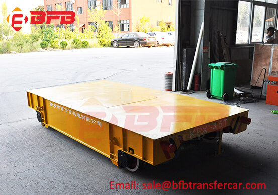 ISO Battery Power 3.5T Railroad Rail Transport Trolley For Steel Roller Transfer