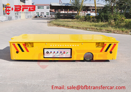 10T Mold Trackless Transfer Car With Manual Lifting System For Production Line